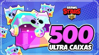 ABRI 500 ULTRA CAIXAS no BRAWL STARS e NÃO TEM COMPARAÇÃO, é A MELHOR CAIXA DO JOGO!