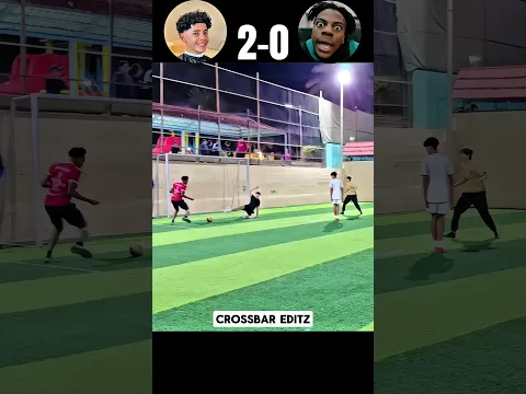 Intense Match Ronaldo Jr VS Ishowspeed 😳 ☠️ #footballshorts #football #shorts