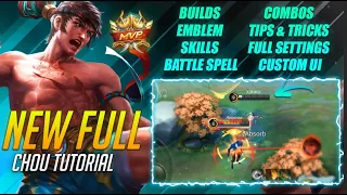 WANT TO LEARN CHOU? WATCH THIS CHOU FULL TUTORIAL 2021 | TIPS AND TRICKS | PRO GUIDE | MLBB
