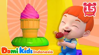 Lagu Es Krim 🍦 Anak Ceria Menyanyi di Musim Panas! | Domi Kids Kumpulan Lagu Pesta Anak-anak