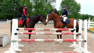 3'6 Triple Bar Oxer! Her Biggest Jump!
