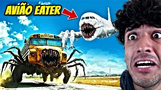 ÔNIBUS DEVORADOR vs AVIÃO DEVORADOR NA VIDA REAL!