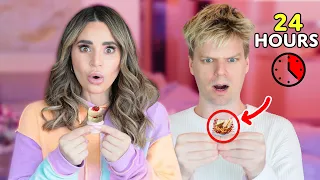 We ONLY ate TINY FOOD For 24 Hours Challenge!