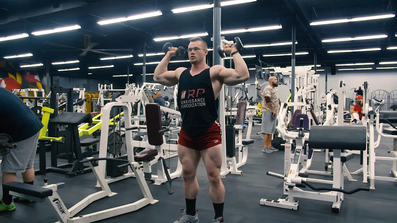 Image Standing Overhead Dumbbell Press