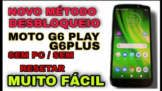 tutorial gostoso remover conta Google moto g6 play g6 Plus Android 9 sem pc e sem resetar