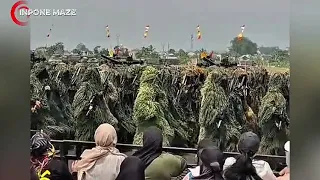 Keren Momen Tiga Matra TNI Parade Militer di Pusdik Kopassus‼️#parade #tni#kopassus#militer 