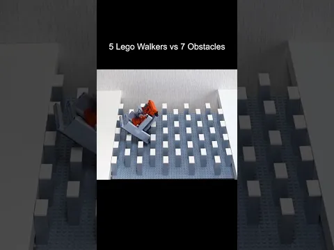 5 Lego walkers vs 7 obstacles #shorts