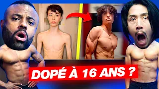 DOPÉ À 16 ANS ? EN SEULEMENT 8 MOIS DE MUSCU -  LE CAS @adamparadisio