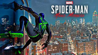 Spider-Man Miles Morales Purple Reign Suit - Style Combat & Swinging