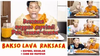 MUKBANG BAKSO Lava‼️ Isi cabe semua 🥵🥵 Vs Anggun Supriadi & teman"