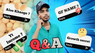 2M spacial Q&A || My youtube 💸💸 and Life & GF 