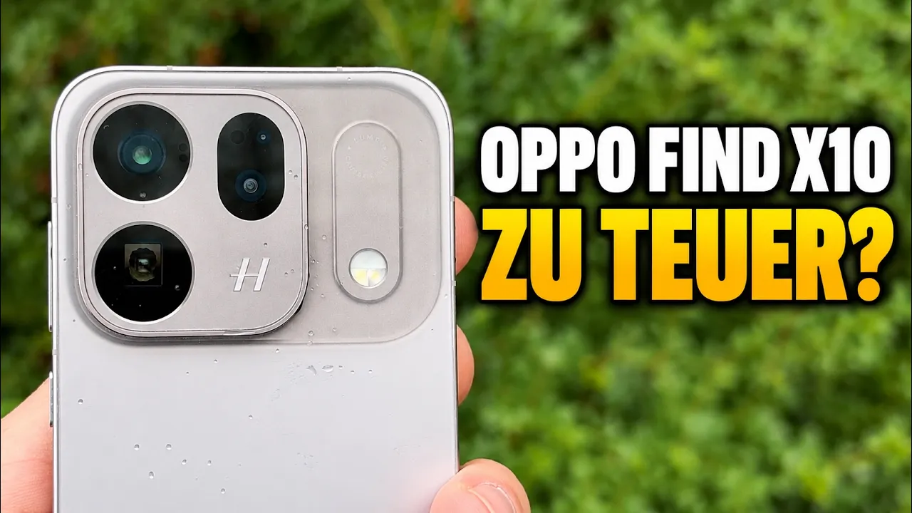 Vid�o-Test de Oppo Find X10 par Nils Ahrensmeier