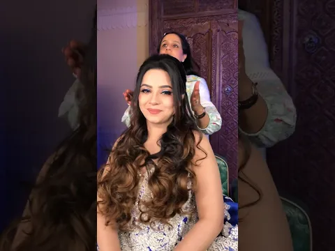This stunning occasion look… 💙💙 Makeup by Parul Garg
