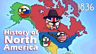 History of NORTH AMERICA Countryballs
