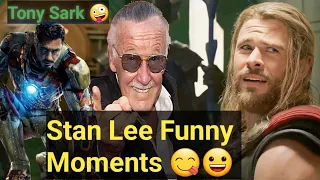 Stan Lee Funny Moments || Tony stark || Thor haircut scene || #marvel  #thor #tonystark  #video