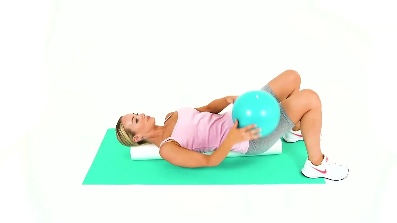Image Diagonal Patterns on a Foam Roller