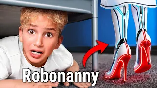 I Survived ROBO Babysitter in 24 Hours!