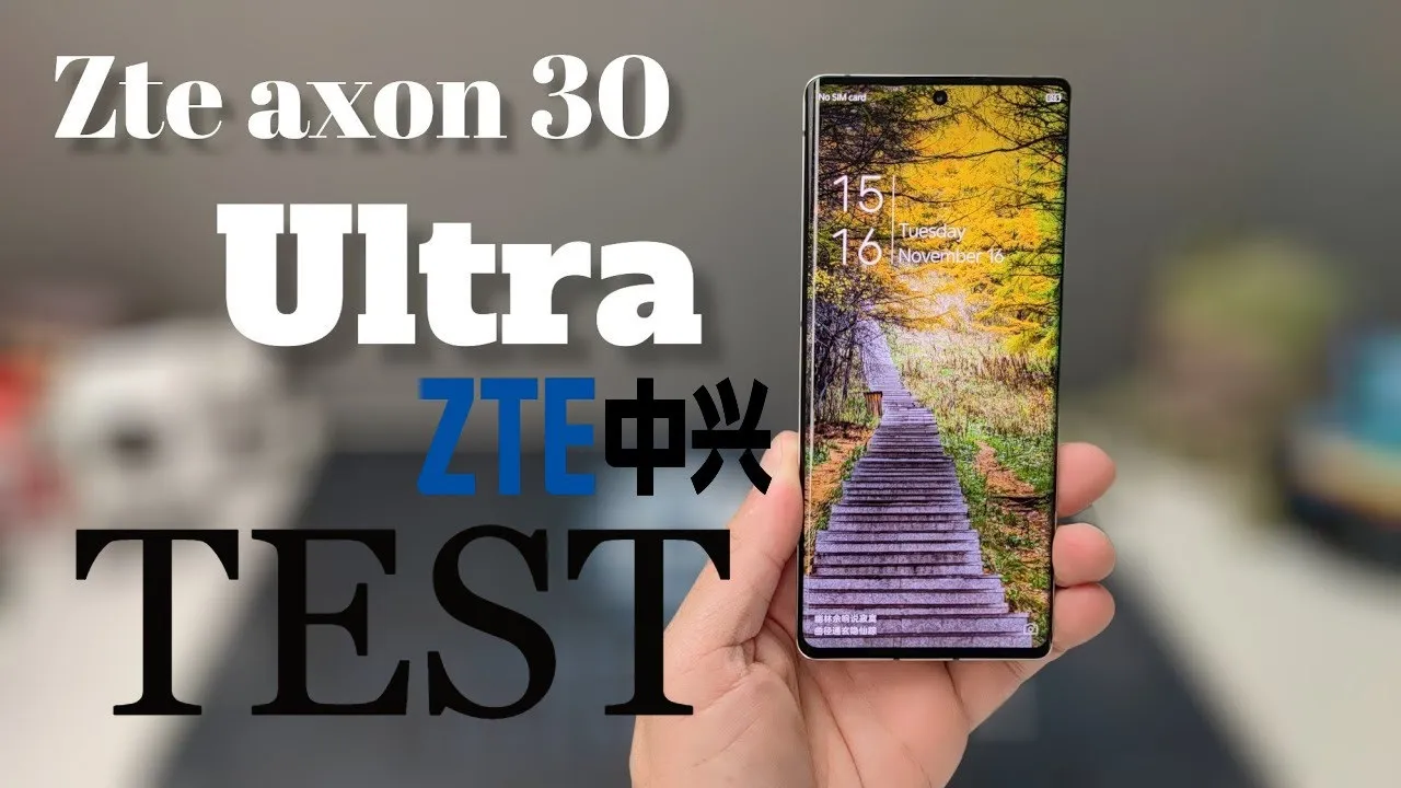 Vido-Test de ZTE Axon 30 Ultra par Espritnewgen