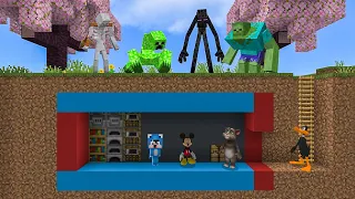 ماين كرافت لكن هجمو علينا اتباع المشعوذة 😨!