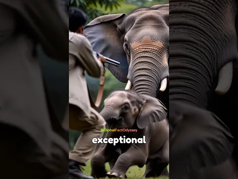 Elephants Remember and Mourn #animals#science#facts#emotion#shorts