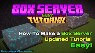 How To Make A Box Server | Easiest + Updated Tutorial