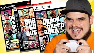 Jogando TODOS os GTA em 1 único vídeo!