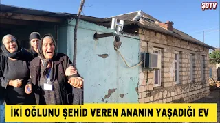 İki oğlunu ŞƏHİD verən ananın yaşadığı qəzalı ev - ÜRƏYİMİZ DAĞLANDI