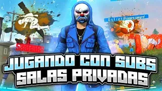 DIRECTO JUGANDO SALAS PRIVADAS 4VS4 FREE FIRE | EN VIVO REGION EEUU