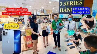 Anh Grabike Hư Hỏng Vào TGDĐ Mua Iphone 13 Pro Max 1024GB và Cái Kết | GoGo TV