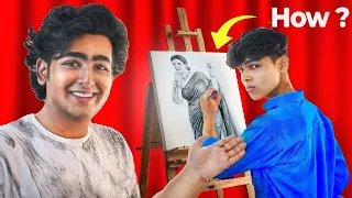 Teaching My Friend Who Can't Draw to Draw Like A PRO