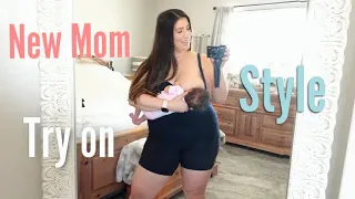 Postpartum + Breastfeeding Friendly Stitch Fix Style Try On Ep.1