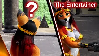 Suddenly behind the pianist? 🎹🦊 (3D animation)