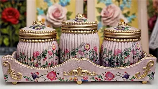 Best Idea from recycled Glass jars/Diy kitchen decor