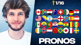 🏆 Mes pronos pour les 1-16è de CDM...