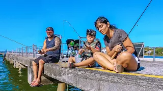 A PESCARIA QUE RENDEU UM GRANDE PEIXE ASSADO - Pesca no mar