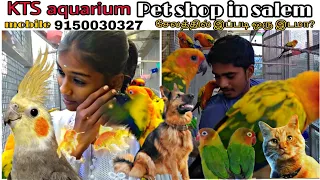 சேலத்தில் மிகப்பெரிய அக்வாரியம் 😮🐠/Biggest Aquarium at salem /KTS aquarium/#dspbirds 🦜