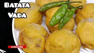 Street Style Batata Vada Recipe l potato vada l मुंबई की प्रसिद्ध बटाटा वडा रेसिपी