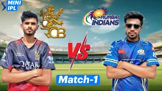 RCB V/S MI ॥ Mini IPL Match-1 ॥ 2-2 Super Over 😮😍॥#ipl #rcb #cricket #csk #viral #trending #yt