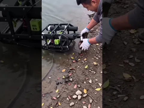 Drone Magnet Fishing Uncovering Sunken Treasure! #viral #utilityproducts #ytshorts
