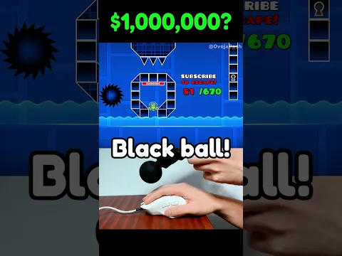 Midu Echoing VS $1,000,000 Subscribers Trap in Geometry Dash! #shorts
