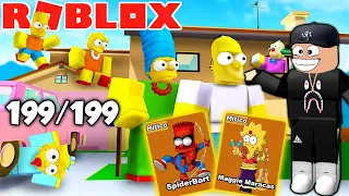 Encuentro a Todos Los Simpsons 199/199 Y Miticos 😲 en Find The Simpsons Roblox