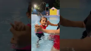 রাত ১২ টা বাজে ওয়াজিহা যখন সুইমিং করে!
