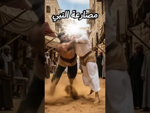 مصارعة الرسول