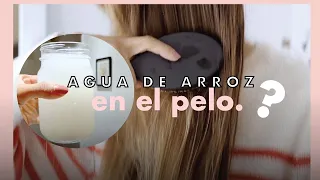 PROBÉ AGUA DE ARROZ EN EL PELO, FUNCIONA?