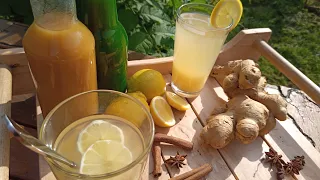 🍹 Úžasný zázvorový sirup na imunitu – celý rok! 🍋 / Varím s úsmevom