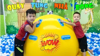 Quậy Tung Nhà Bóng Khổng Lồ ♥ Minh Khoa TV