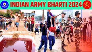 Commando Training 😡| Indian Army Physical Test In Open Rally Bharti 2024 | 9 Feet Girls Long Jump