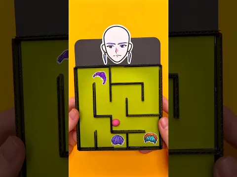 Kpop Saja Boys Mystery Cardboard Magic Maze Game💜Amazing Cardboard & Paper Crafts Ideas Challenge