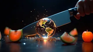 Most Satisfying Glass Fruit Cutting ASMR Video in 4K