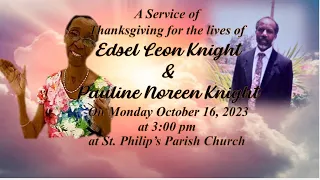 Funeral Service of  Leon Knight & Pauline Knight